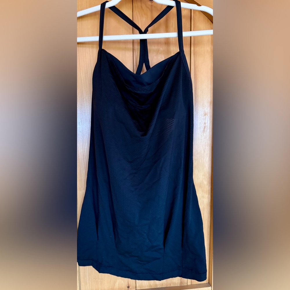 Lululemon CYB Drape Neck Open Racer Built in Bra